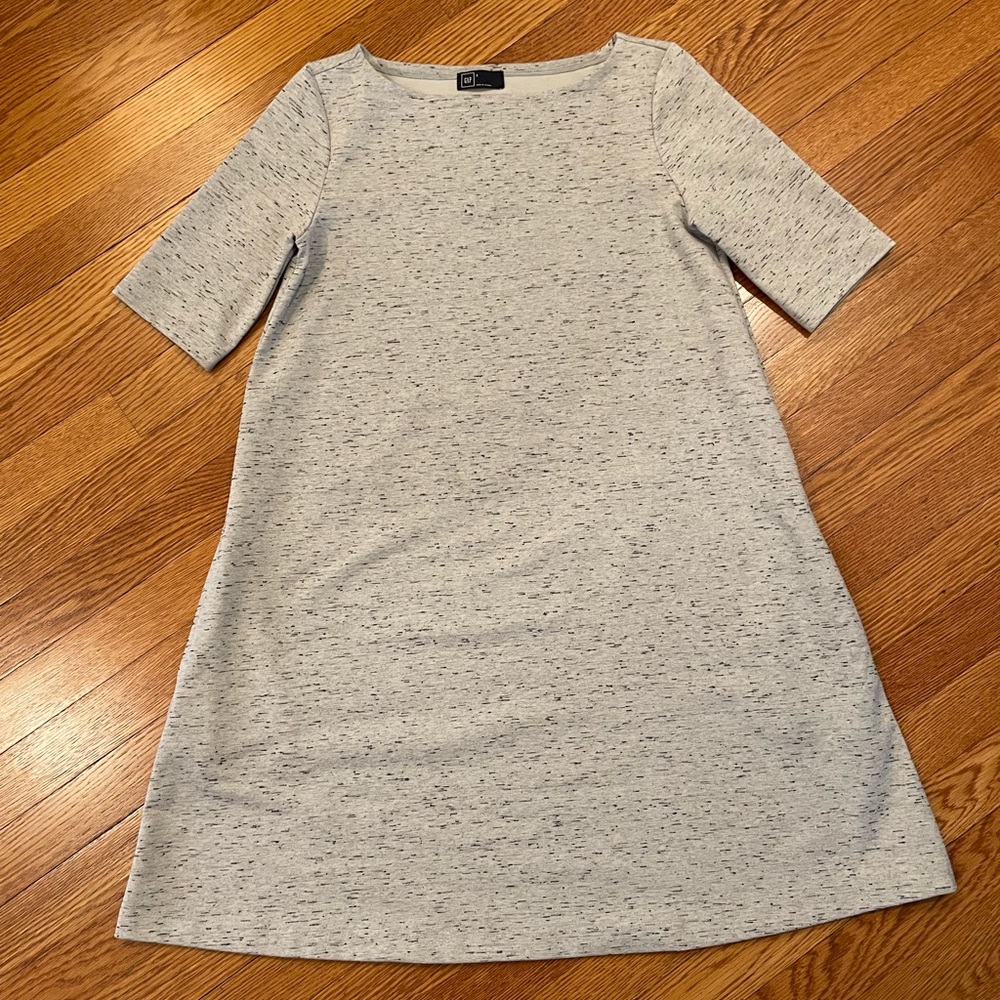 Gap Women’s Jersey A-Line / Trapeze Heather Grey Dress • Size: S